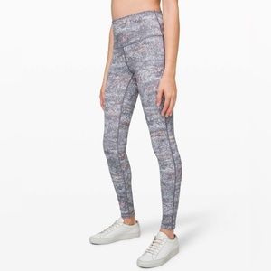 LULULEMON Wunder Under High Rise Tight Full On Luxtreme Frozen Vista